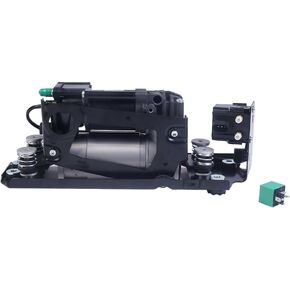 F02 Air Suspension Compressor with Bracket + Valve Block Compatible with BMW 37206875176 F01 F02 F04 F11 5 7 Series 535i GT 740i 750Li 760Li Alpina B7 37206784137 37206789165 37206789450