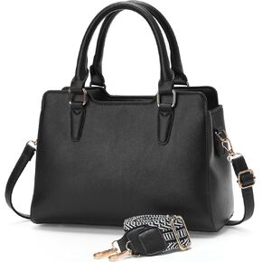 Small Satchel Purses for Women Ladies Handbags Women's Top-Handle Shoulder Bags PU Vegan Leather Tote Bag