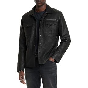 John Varvatos Men's Asher Leather Jacket