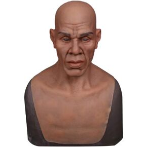 Yiqi Silicone رجل واقعي وجه قناع السيليكون لوزارة Cosplay الهالوين الأزياء المصنوعة يدويًا