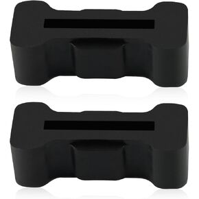 2 PCS الباب الخلفي مصدات مطاطية مطاطية متوافقة مع شيفروليه S10 GMC Sonoma 1994-2004 استبدال#: 15726082