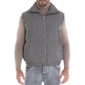 Men's Puffer Vest, Quilted Puffy Warm Outerwear Winter Causal Sleeveless Jacket
