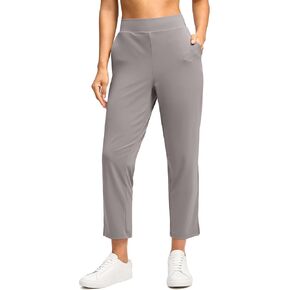 G Gradual Women's Pants Ankle 7/8 Golf Pants 3 Pockets Stretchy Petite Travel Pants Inner Drawstring for Work Business Casual