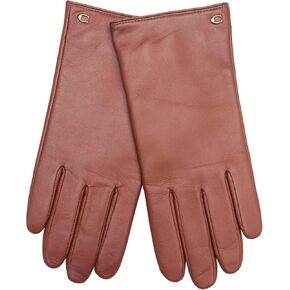 Coach Womens Sculpted C Womens Leather Tech Glove