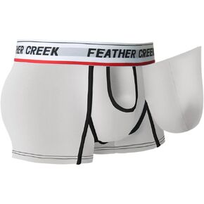Men's Dual Pouch Breathable Underwear Anti-Chafing Boxer briefs Separated Pouch Trunks in Saudi Arabia