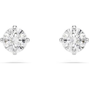 Pendientes Botón Swarovski 5408436 Mujer Plateado جذب الجولة