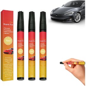 3pcs جميع السيارات سحرية القلم لخدوش السيارات ، فقط للسيارات السوداء ، قلم إزالة خدش السيارات السحرية ، القلم السحري لإصلاح طلاء السيارة
