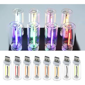 USB LED CAR INTROL INTROLITION ATMOFERE LIGHT ، 8PCS TOUCH CONTRON