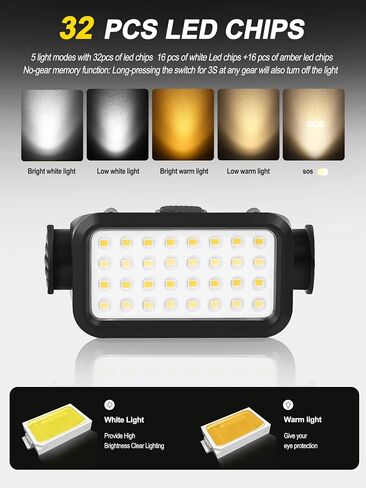 ZIDIYIRUO UTV Dome Light, Rechargeable UTV Interior Light Compatible with Polaris RZR Ranger Can-Am Pionner Talon Kawasaki, 32pcs LED Chips with 5 Kinds Modes for 1.25"-2.0" Roll Bar Mount (1 Pack) in Saudi Arabia