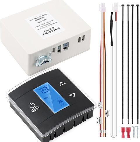RV Air Conditioner Thermostat Kit - Compatible with 540, 4579, 4595, 640 Series - Black Wall Thermostat & Control Box in Saudi Arabia