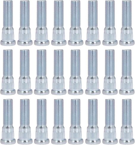 24Pcs Wheel Stud for Trailer for Axles 2,000 lb to 7,000 lb with 1/2"-20 UNF Thread Size 0.617" Spline, 0.77" Head 2.19" Length in Kuwait