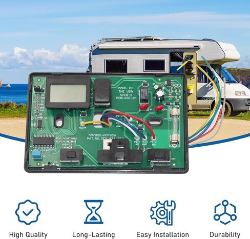 مجموعة ترموستات مكيف الهواء RV - متوافقة مع 540 ، 4579 ، 4595 ، 640 سلسلة - ترموستات الجدار الأسود والتحكم in Kuwait