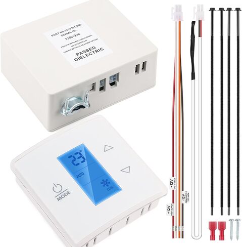 RV Air Conditioner Thermostat Kit - Compatible with 540, 4579, 4595, 640 Series - Black Wall Thermostat & Control Box in Saudi Arabia