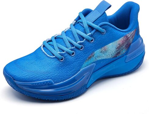 Men Graffiti Basketball Shoes High-Top Sports Shoes Anti-Slip Rubber Soles Indoor Outdoor Sports Running Training Streetwear in Saudi Arabia