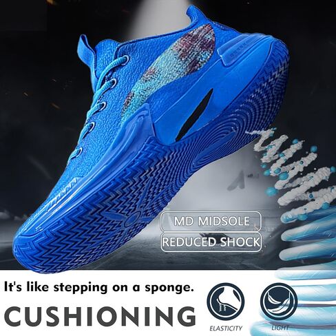 Men Graffiti Basketball Shoes High-Top Sports Shoes Anti-Slip Rubber Soles Indoor Outdoor Sports Running Training Streetwear in Saudi Arabia