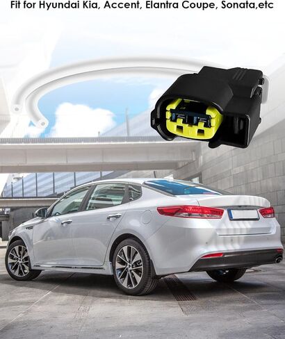 PT2910 HASTERCITION COOL COLLECTOR CONSECTOR TALLINCE مع المحطات التي تتناسب مع Hyundai Ascent Elantra Sonata Tucson Kia Rio Soul Forte Optima 1.6L 1.8L 2.0L 2011-2020 استبدال S2928،1 SET in Kuwait