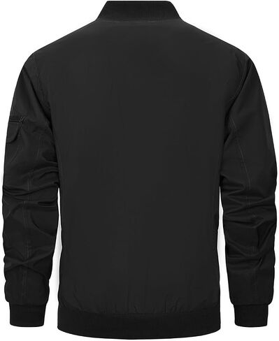 AOTORR Men's Jackets Bomber Lightweight Casual Baseball Sports Work Hiking Jacket Outwear with Zip Pockets in Saudi Arabia