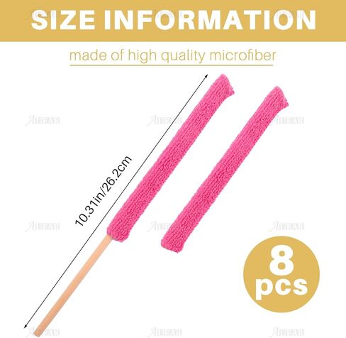 AUEAR, 6 Pack Mini Microfiber Stick Duster Dusting Brush Crevice Cleaning Tool for Window Blinds in Saudi Arabia