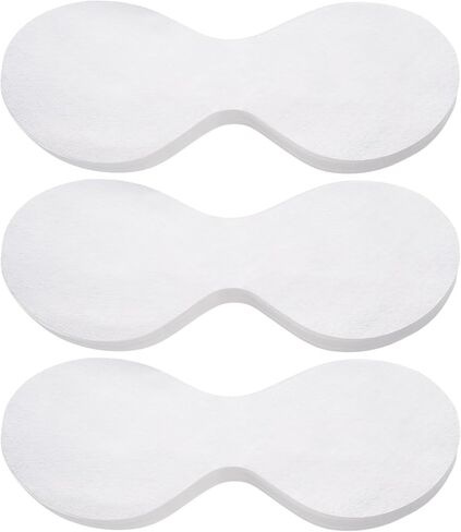 50 Sheets Disposable Eye Pads, Non-Woven Cotton Paper Facial Masks for Skincare & Spa, DIY Clear Moisturizing Eye Care Beauty Sheets in Kuwait
