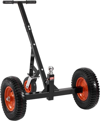 VEVOR Trailer Dolly, 1200lbs Tongue Weight Capacity, Carbon Steel Trailer Mover with 18 inch and 22 inch Height Adjustable Trailer Dolly, 2 inch Ball, 15.2 inch Pneumatic Tires, for Moving RV in Saudi Arabia
