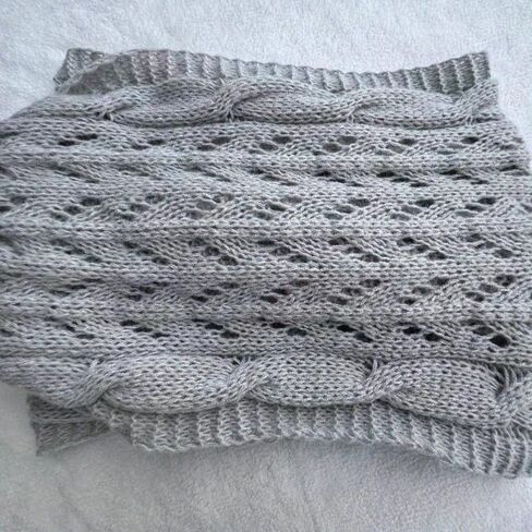 Scarf with Sleeves for Women, Knitted Cable Wrap, Multifunctional Crochet Shrug Sweater Wrap with Sleeves in Saudi Arabia