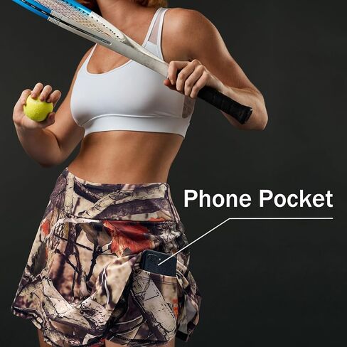 Womens Tennis Skirts Skorts High Waisted Golf Pleated Skirt for Athletic Running Pickleball Workout in Saudi Arabia