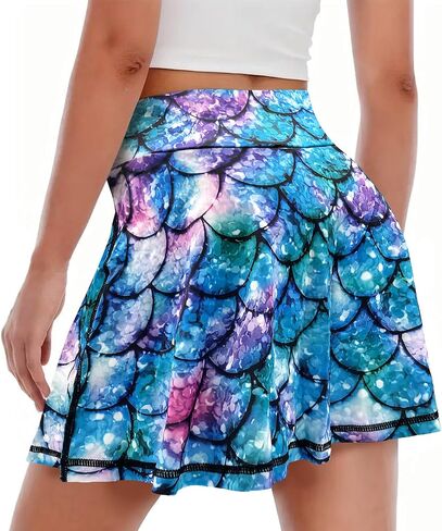 Womens Tennis Skirts Skorts High Waisted Golf Pleated Skirt for Athletic Running Pickleball Workout in Saudi Arabia