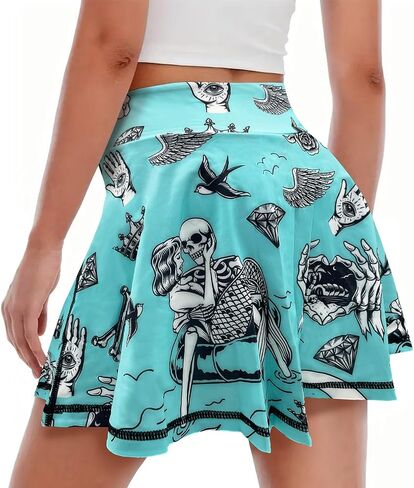 Womens Tennis Skirts Skorts High Waisted Golf Pleated Skirt for Athletic Running Pickleball Workout in Saudi Arabia