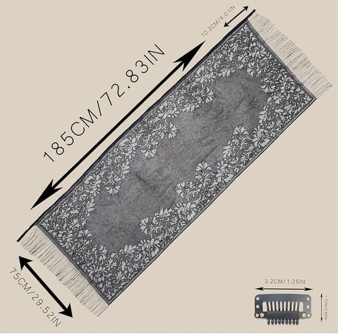Milakoo Lace Shawel وشاح الدانتيل الزهري للنساء مع Tassel الأنيقة Mantilla Savels for Feast in Kuwait