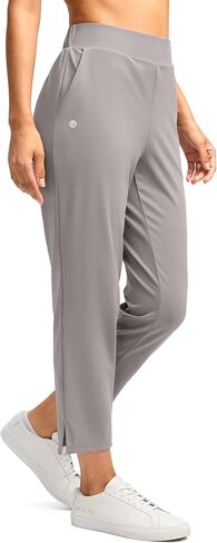 G Gradual Women's Pants Ankle 7/8 Golf Pants 3 Pockets Stretchy Travel Pants Inner Drawstring for Work Business Casual in Kuwait