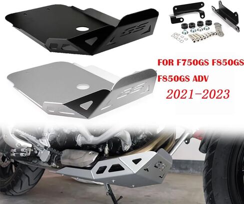 for F750GS F850GS ADV 2021-2023 F750 F850 GS Motorcycle Skid Plate Lower Bottom Engine Guard Cover Chassis Protector Motorcycle Accessories (Black) in Saudi Arabia