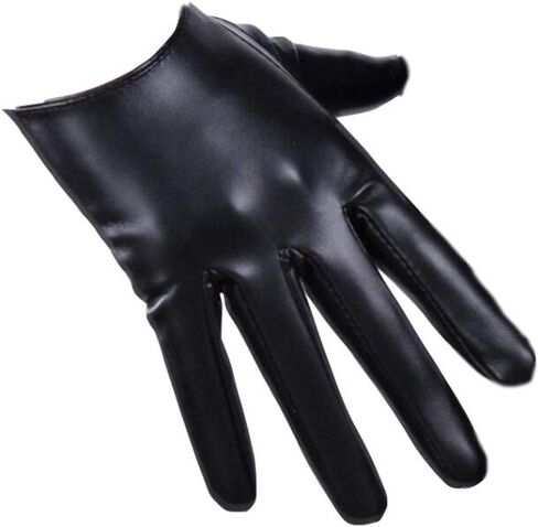 DooWay Short Leather Gloves Women Soft PU Fancy Tea Party Cocktail Costume Dress Up Accessorty in Saudi Arabia