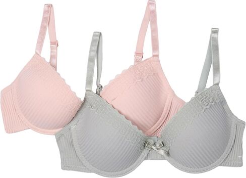 TAHARI Girls' 2-Pack Structured Wire Bras in Saudi Arabia