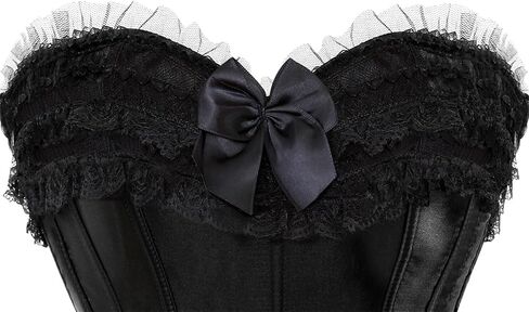 Gothic Women Plus Size Zip Party Club Night Lace Bustiers Corsets in Kuwait