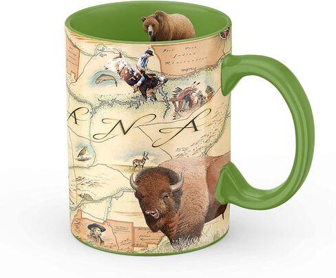 Santa Catalina Island Map Ceramic Mug (Large 16oz) Coffee Cup, Tea, Cocoa, Hot Chocolate, Brew Mugs, and Cold Drinks, BPA-FREE - For Office, Home, Gift (Individual Mug) in Saudi Arabia