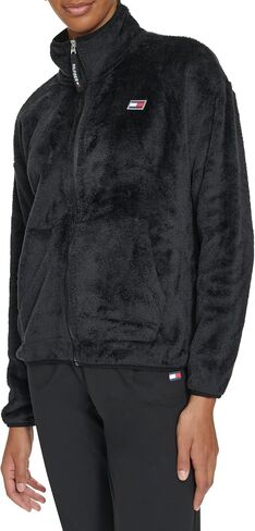 Tommy Hilfiger Women's Sport Sherpa Stand Collar Jacket in Saudi Arabia