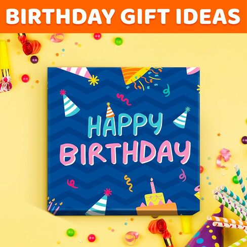 HAPPYPOP 7-12 Year Old Birthday Gifts - Socks for Kids Age 7-12, Birthday Gift for Boys Girls In 2 Pack with Greeting Card in Saudi Arabia