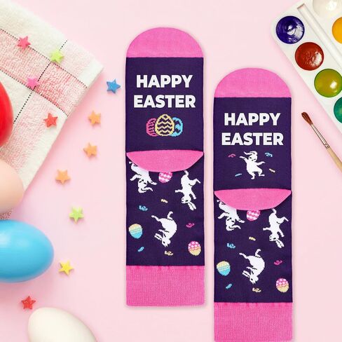 7th 8th 9th10th Birthday Gifts for Girls Boys Kids - Fun 7 8 9 10 Year Old Cute Socks Easter Gifts Stocking Stuffer in Kuwait