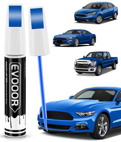 E7 VELOCITY Blue Metallic Touch Up Paint for Ford - MACTENT MATCH 2 in 1 Paint Pen in Kuwait