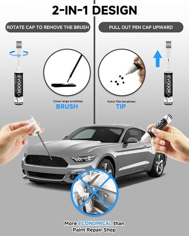 E7 VELOCITY Blue Metallic Touch Up Paint for Ford - MACTENT MATCH 2 in 1 Paint Pen in Kuwait