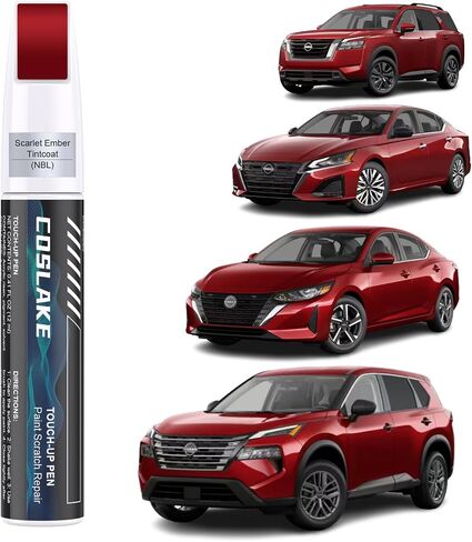Car Touch Up Paint(Gun Metallic(KAD)) for Nissan, Car Paint Scratch Repair Kit, Quick & Easy Solution to Repair, 2 in 1 Scratch Remover Pen with 2PCS Disposable Micro Applicators in Kuwait