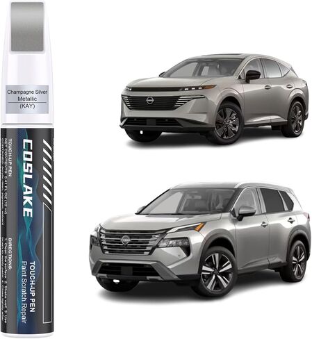 Car Touch Up Paint(Gun Metallic(KAD)) for Nissan, Car Paint Scratch Repair Kit, Quick & Easy Solution to Repair, 2 in 1 Scratch Remover Pen with 2PCS Disposable Micro Applicators in Kuwait