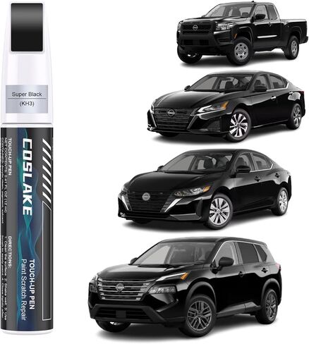 Car Touch Up Paint(Gun Metallic(KAD)) for Nissan, Car Paint Scratch Repair Kit, Quick & Easy Solution to Repair, 2 in 1 Scratch Remover Pen with 2PCS Disposable Micro Applicators in Kuwait