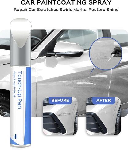 W8 WW8 Quartz White Pearl Tricoat Touch Up Paint Compatible with Hyundai Exact Match–Chips and Nicks Touch Up in Saudi Arabia
