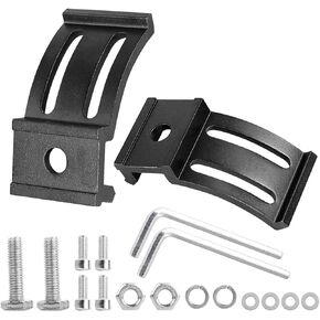 LED Light Bar Mounting Brackets 2PCS, Adjustable Bottom Mount Bracket Kits for LED Pod Lights Universal Mounting Base Brackets for LED Cubes Off Road Light Bar
