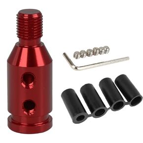 محول مقبض ناقل الحركة الأرجواني العالمي للسيارة X AUTOHAUX M12 X 1.25 لمحول غير ملولب