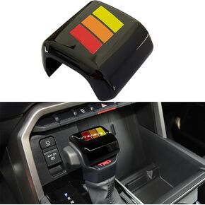 Shift Knob Cover for Toyota Tundra Accessories 2022 2023 2024 2025, for Tacoma 2024 2025 Center Console Shifter Trim, Shift Handle Shell, Gear Stick Protector Insert (Carbon Fiber, Tricolor)