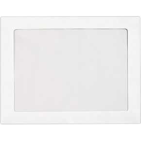 LUXPaper 9 x 12 Full Face Window Envelopes | Bright White | 28lb. Text | 50 Qty