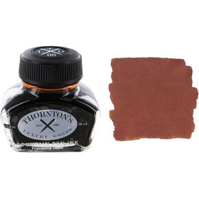 Thornton's Luxury Goods Premium Fountain Pen Ink Bottle 30ml | Smooth Effortless Flawless Writing | Suitable for All Brand and Calligraphy Pens | Office Supplies (Friendship Sepia)