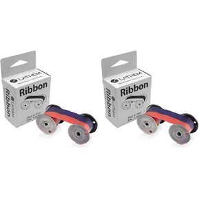 Lathem Mechanical Time Clock Ribbon, Nylon, For Use with Lathem Series 2000, 3000 and 4000, Red/Blue (7-2CN), Medium